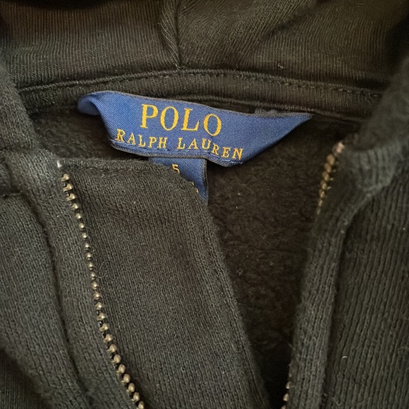 Boys polo full zip hoodie - Picture 3 of 3